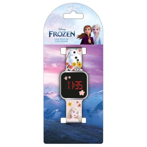 Montre Reine des Neiges enfant avec écran LED pour l'école