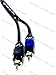 Sky High Car Audio Premium 2-Channel RCA Cable - 12ft