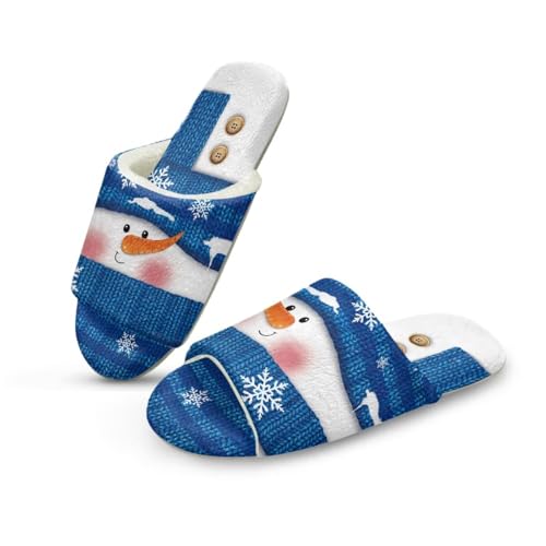 Women Slippers Slip On Open-toe House Slippers for Men Indoor Warm Bedroom Shoes Indoor Shoes for Winter