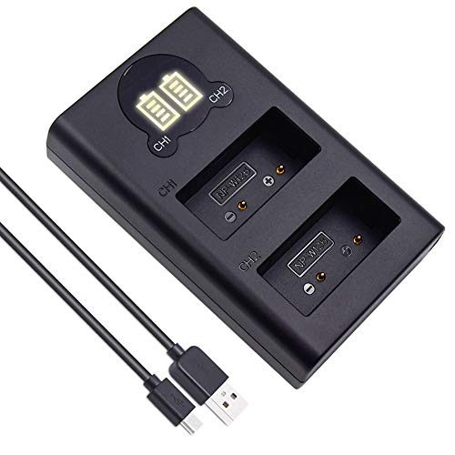 NP-W126 Battery Charger TKDY, for Fuji X-A2, X-T10, X-M1, X-T1, HS50EXR, X-E1, X-E2