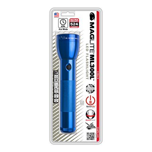 Maglite Ml300L Led 2-Cell D Flashlight, Blue #TOP1
