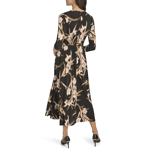 Calvin Klein Womens Work Printed Maxi Dress4