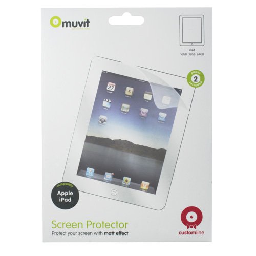 Muvit One-Way Privacy Displayschutzfolie für Apple iPad 1G