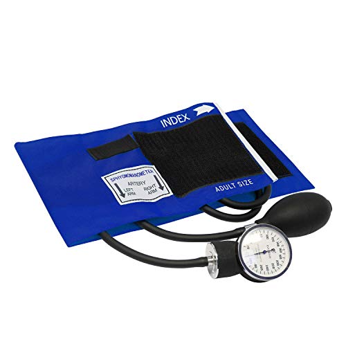 Image of Dixie EMS Blood Pressure and Sprague Stethoscope Kit - Royal Blue