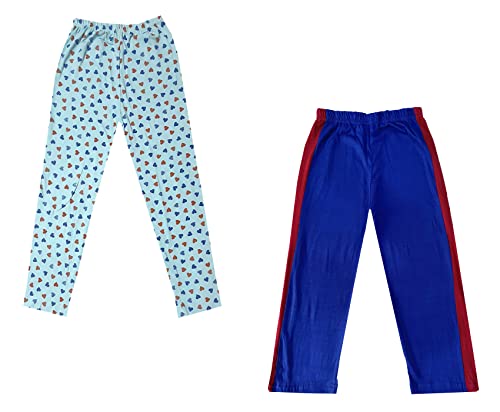 Image of indi weaves Boys and Girls Cotton Solid and Printed Pyjama /Pant /Trackpants