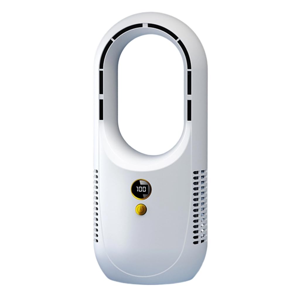 Ventilateur tour de camping sans pales avec grande batterie