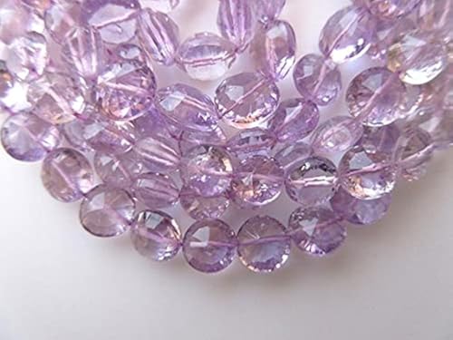 Améthyste rose 10mm perles concaves pour éliminer les reflets ternes de vos colliers