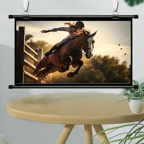 Pantalla Manual Para Proyector 40" 4:3/16:9 miniatura 5