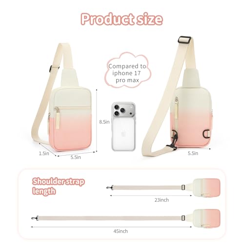 Image of Birthday Back to School Gifts for Teen Girls 8-12, Fanny Pack Crossbody Bag | 8 9 10 11 12 Year Old Girl Birthday Gifts, Kids Sling Bag Purse Travel Essential, Preppy Fashion Tween Girl Gift Trendy Stuff