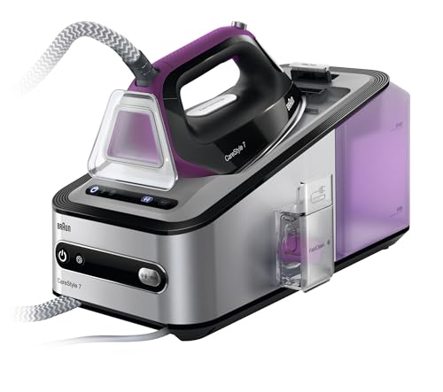 CENTRO BRAUN PLANCHADO 7 BARES 450GR.MINUT SUELA BIDIRECCIONAL ELOXAL 3D, MODO TURBO, VAPOR 125G/MIN 2L DEPOSITO