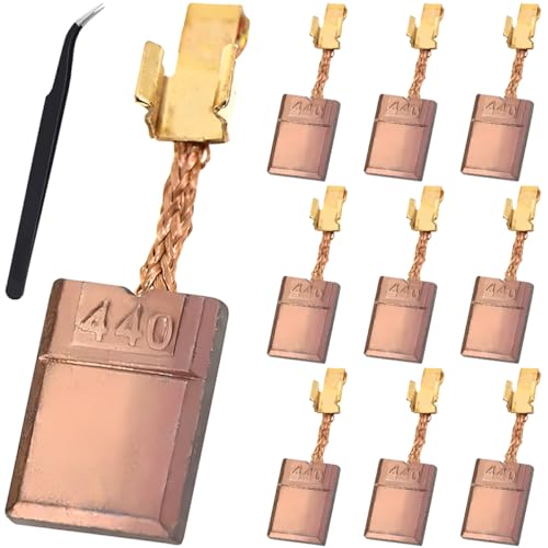 ZHUROUPU 10 balais de Charbon de Remplacement CB440 pour Outil électrique pour Makita DHP482...