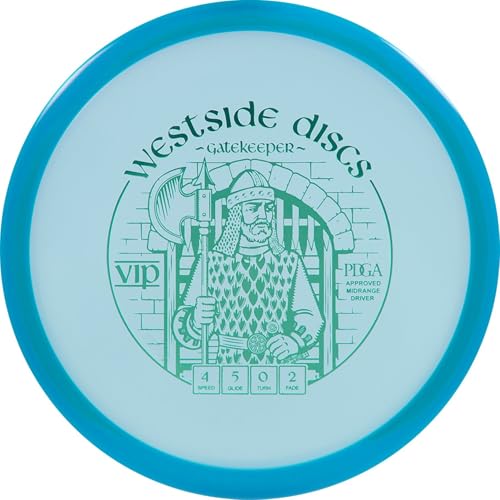 Gatekeeper by Westside Discs | Premium VIP Plastic | Disc Golf Putt and Approach Disc (Colors Vary)