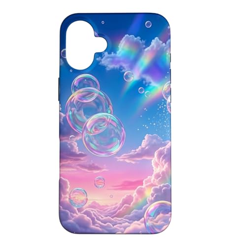Dreamy Rainbow �g�ѓd�b�A�N�Z�T���[ �o�u�� �� �p�X�e���_ �X�}�z�P�[�X iPhone 16 Plus �p