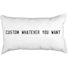 Orval Custom Design Photos or Text Outdoor/Indoor Throw Pillowcase White, 20" x 48"