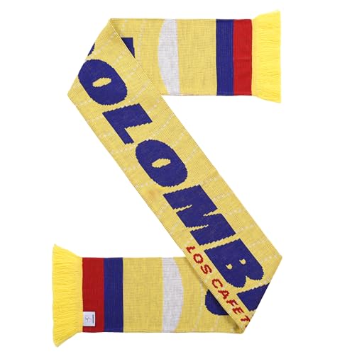 Écharpe tricot Colombie Soccer au stade et au quotidien