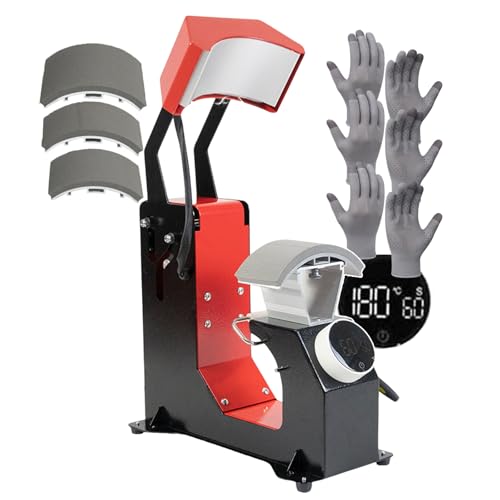 Máquina termofijadora para gorras con 3 platens miniatura 1