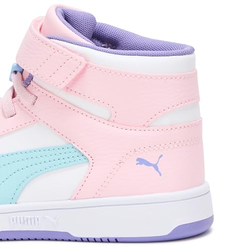 PUMA Unisex-Child Rebound Layup Mid Hook and Loop Shoes Sneaker4