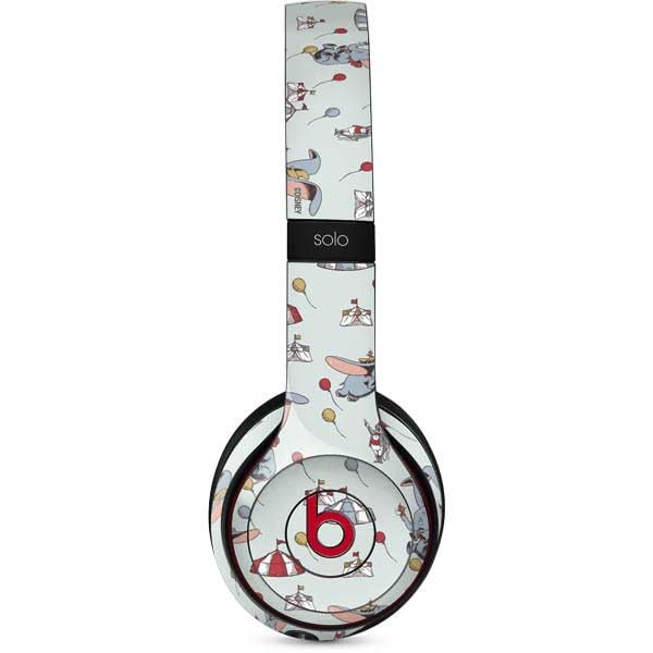 Skinit Decal Audio Skin Compatible with Beats Solo 2 Wireless - Officially Licensed Disney Dumbo Vintage Pattern Design