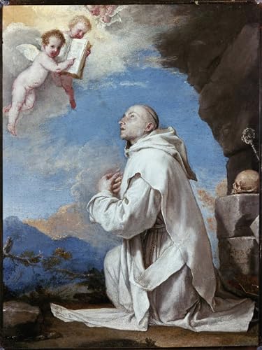 Toile Saint Bruno Jusepe De Ribera reproduction tableau portrait 60x90cm