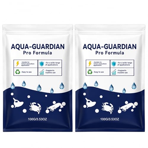 Aqua-Guardian Pro Formula for Pond Easy Mix Water Support for Pond and Aquarium Fish Shrimp & Crab (2pc 1)