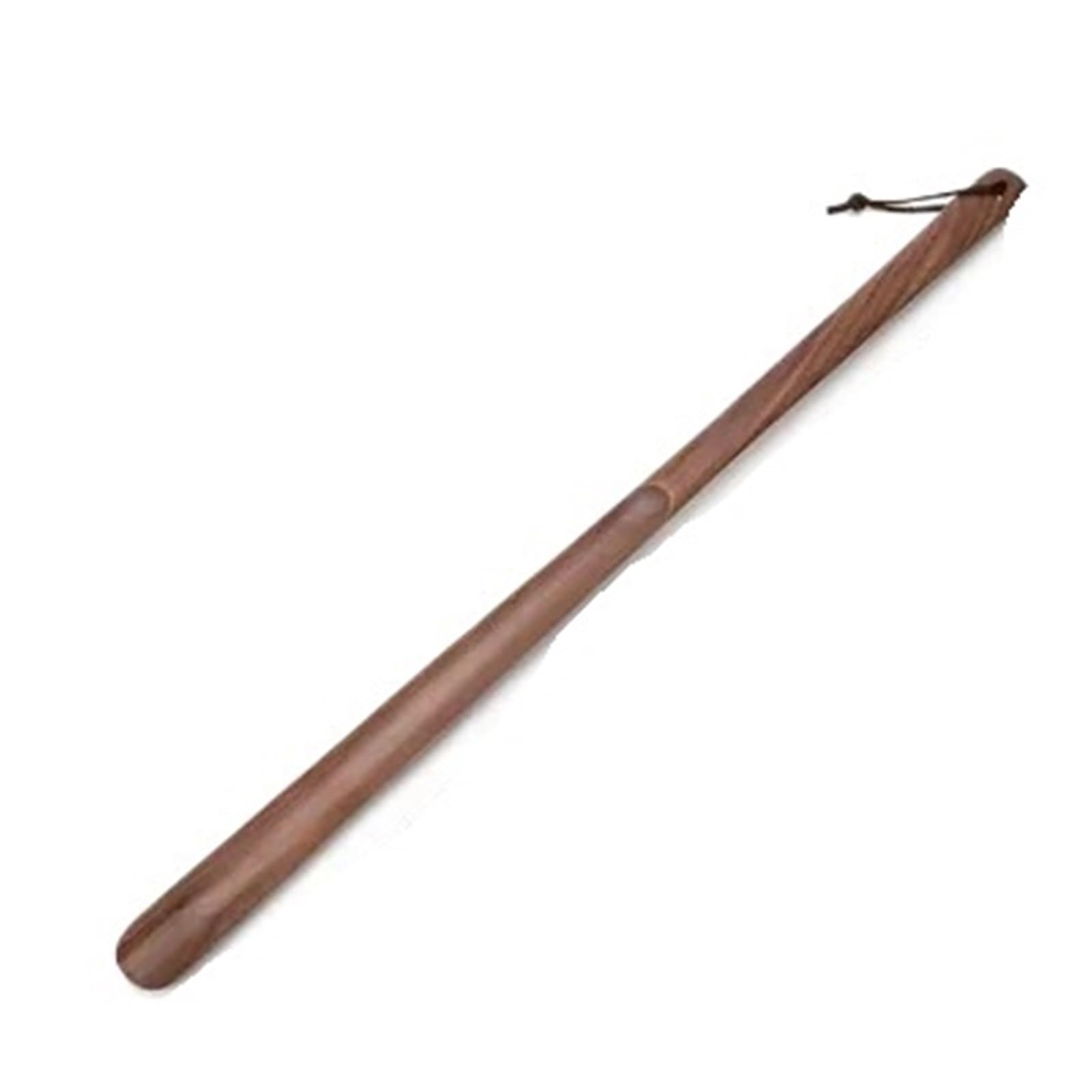 Calzador de mango largo Calzador profesional de madera nogal negro, calzador flexible con mango largo, útil levantador zapatos, cuchara for, herramientas for el hogar