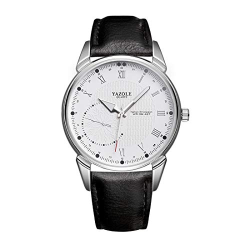 Montre à quartz points lumineux LULI homme avec bracelet cuir