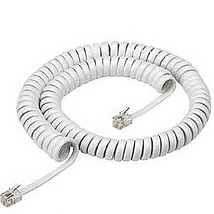 SOUTHWESTERN BELL S60067 White Handset Cord 12 Feet