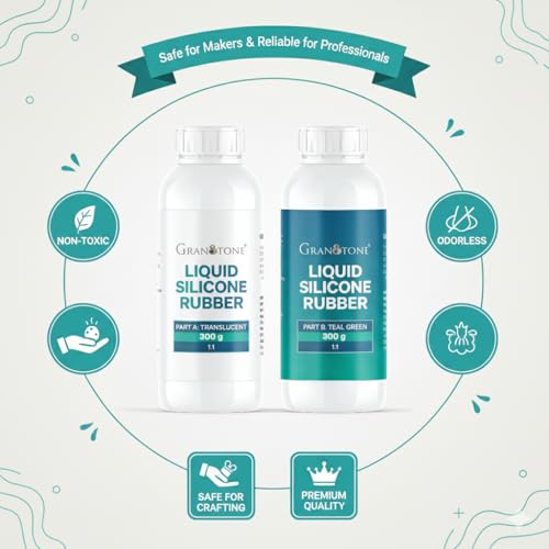 Image of GRANOTONE Liquid Silicone Rubber 1:1 Mould Making Kit 600g