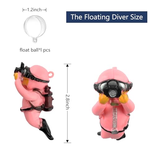 image for onesimcr Floating Fish Tank Decorations, Aquarium Decorations, Lovely 