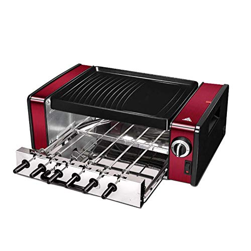 Grill Elektrischer Tischgrill (Elektrogrill, Herausnehmbare & Antihaftbeschichtete Tischgrill – Platte), Variable