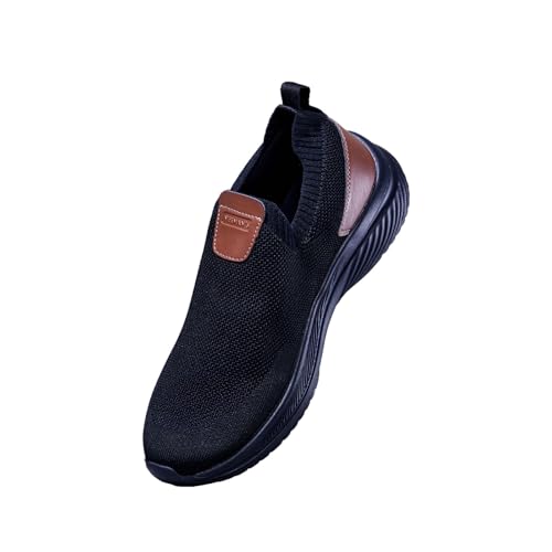 Image of Neeman's Ease Walk Neo Slip-Ons for Men | Lightweight, Breathable & Cushioned Walking Shoes | Easy Slip-in Design for Everyday Comfort & Style