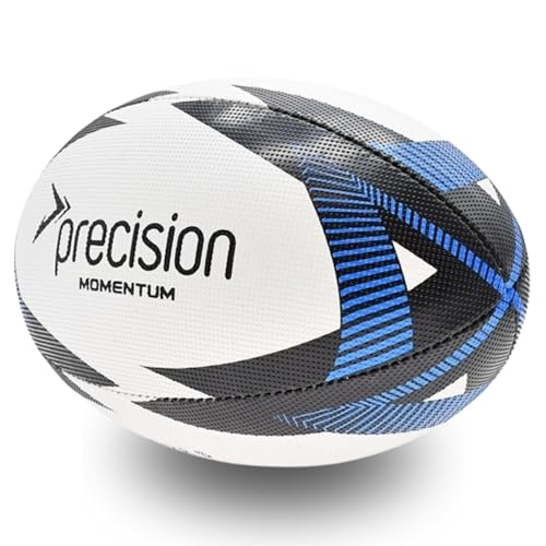 Precision Momentum Rugby Training Ball, Premium Rubber, Hand-Stitched, All-Weather Grip, Extra Strong - Image 3