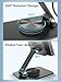 Compatible with MagSafe Charger, 15W Magnetic Charger Stand, 360°Rotation Base Adjustable Foldable Wireless Charger for Samsung Galaxy S25 Ultra/Z Fold7/Flip7/iPhone 17/Pixel 10 Pro/Pixel 10 Pro Fold