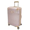 London Fog Chelsea 25″ Expandable Spinner, Rose Gold