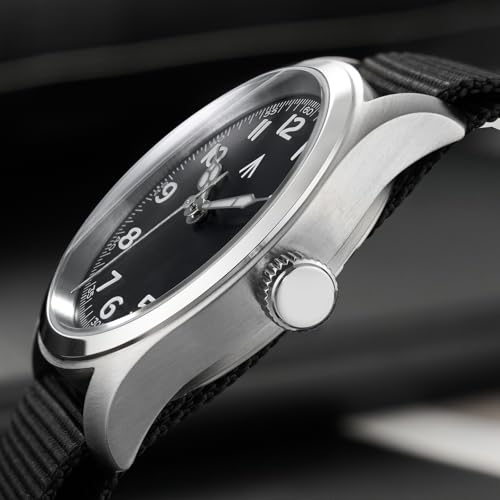 Image of TACTICAL FROG Militado ML08 Field Watch Japanese Sweep VH31 / 515 Movt with Calendar, Men's Military Watch Sapphire Crystal 10 ATM Waterproof Analog Watches for Men