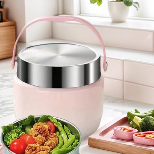 Recipiente aislado para alimentos de 1200 ml: mantén tu comida caliente en tus viajes 4