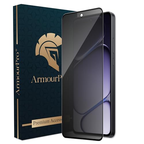 Image of ArmourPro Privacy Tempered Glass for OnePlus Nord CE 6 Lite - Anti-Spy Anti Peeping Screen Protector, 9H Hardness, Edge-to-Edge Coverage, Ultra Thin, Bubble-Free Installation Kit | Black