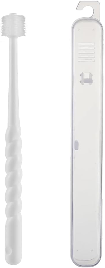- 360-Degree Soft Yorkie Toothbrush, Small Dogs Puppy Toothbrush (Colors Varie)