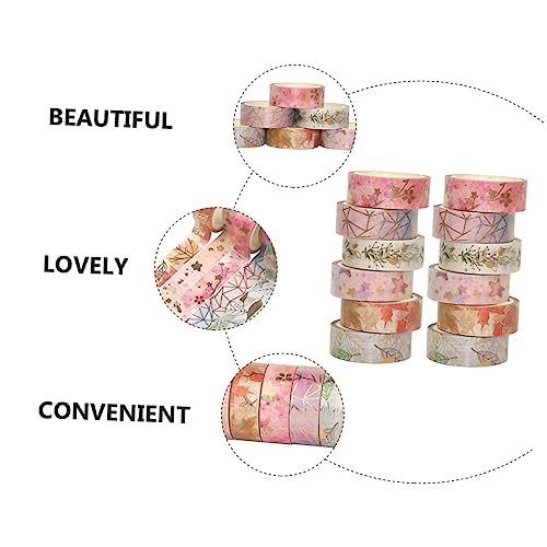 Sewroro 24 Unidades De Fita Washi Impressa Para Acabamento De Carro Necessidades De Carro Adesivos A