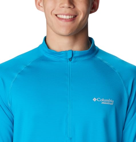 Image of Columbia Men's Endless Trail Half Zip Mesh Long Sleev