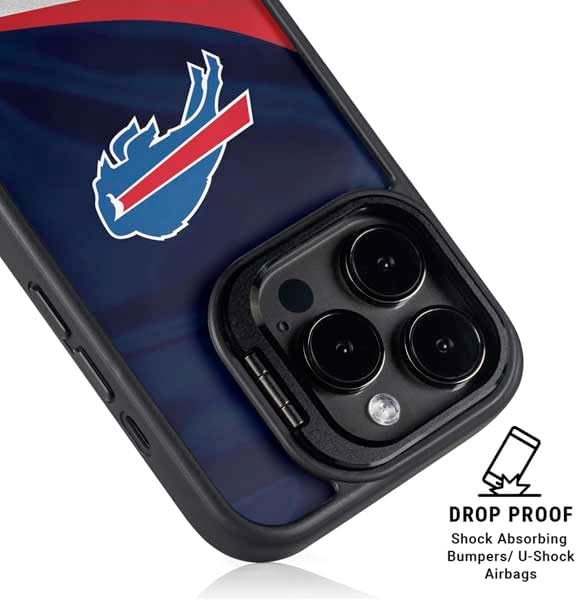 Skinit Kickstand Phone Case Compatible with iPhone 14 Pro Max - Officially Licensed NFL Buffalo Bills Design