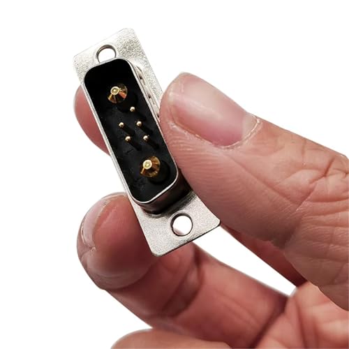 Adaptador D-SUB 7W2 jack mecanizado rojo de alta corriente para cable de destello completo de 30A 7