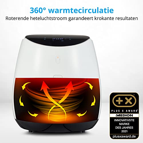 XXL Airfryer MD 19279, Vetvrij frituren, Digitaal bedieningspaneel, 8 Automatische programma's, 2000W Vermogen - Afbeelding 3