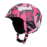 CMP Casco Da Sci E Snowboard XA-4 esquí, Unisex Adulto, Magenta-Pink Fluo, M