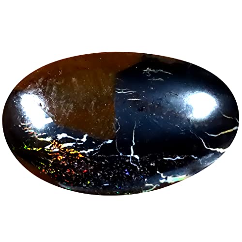Opale australienne Boulder naturelle 7.52 ct pierre précieuse en vrac 20x13 mm