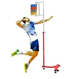 Lakenbroade Tester di Salto Verticale Regolabile in Altezza, Vertical Challenger - Tester di misurazione del Salto in Piedi Aiuto all'allenamento, Resetter della puleggia, Tirare la Corda,1.7-3.6m
