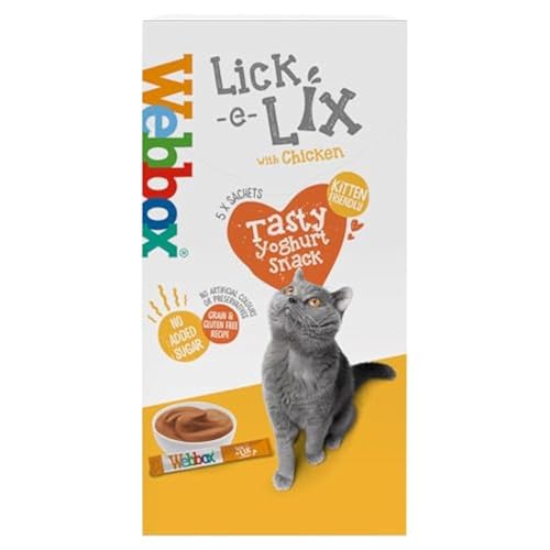 Webbox Cat Delight Lick-e-Lix Cat Treat - Chicken & Zinc