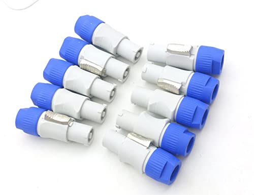 10pcs Gray. Nac3fcb. PowerCon 20A Power Out Tipo B Adattatore linea cavo Connettore