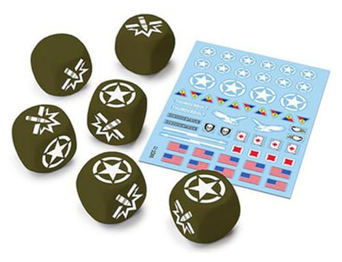 Dados y calcomanías de EE. UU. para juegos de mesa y modelismo