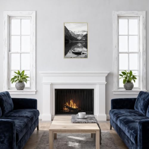 Tableau paysage lac pour rompre la monotonie des murs blancs - 3